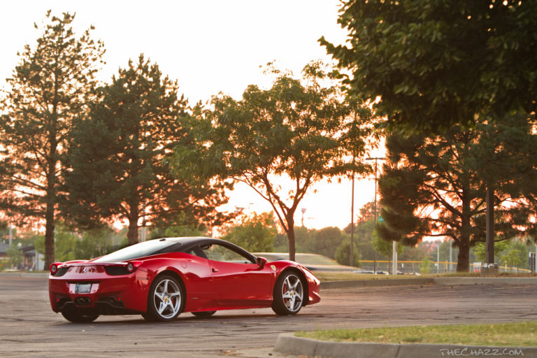 Ferrari 458 Italia: Quick Set with Model Randy & Poolside Glamour