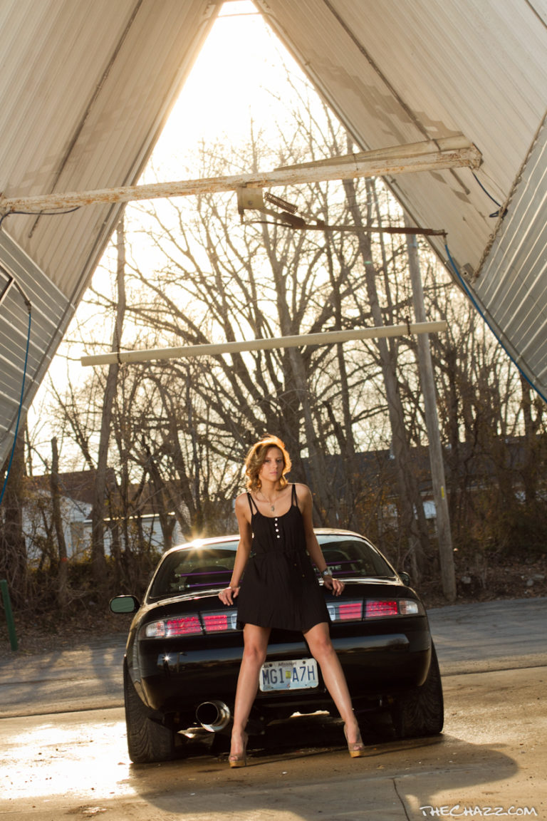 Christina S. and the S15 converted RB25 S14 240SX