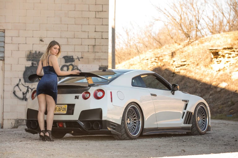 Krosbie with the Modded R35 GTR!