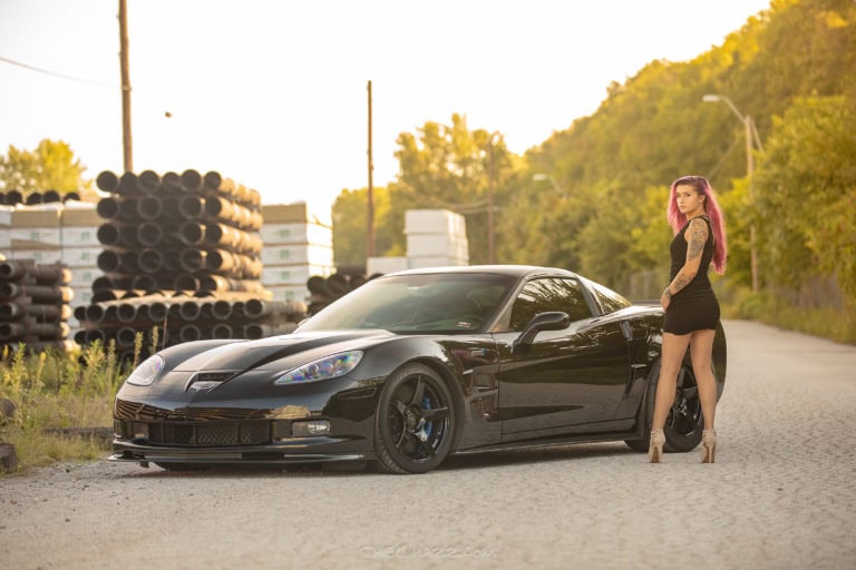 Cheyanne with the ZR1