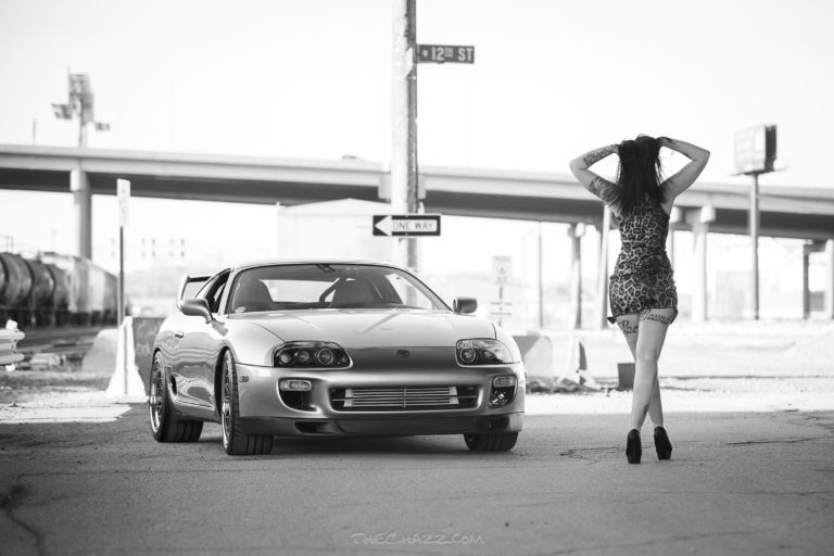 Lindsey L with the Supra!