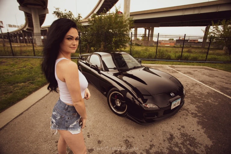 Alex with an FD RX7!