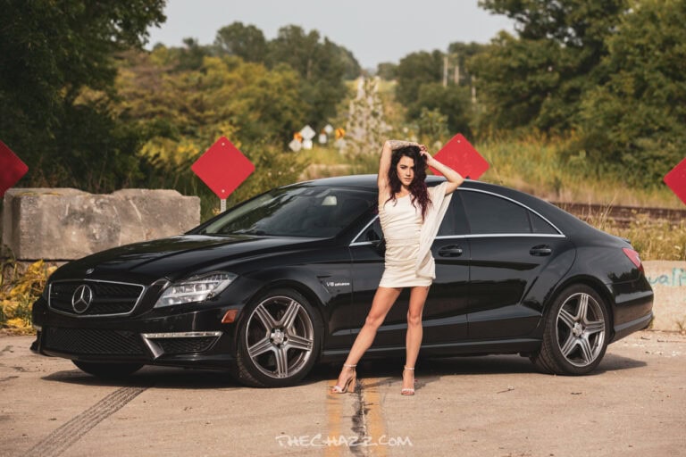 Shelbi and my CLS 63 AMG