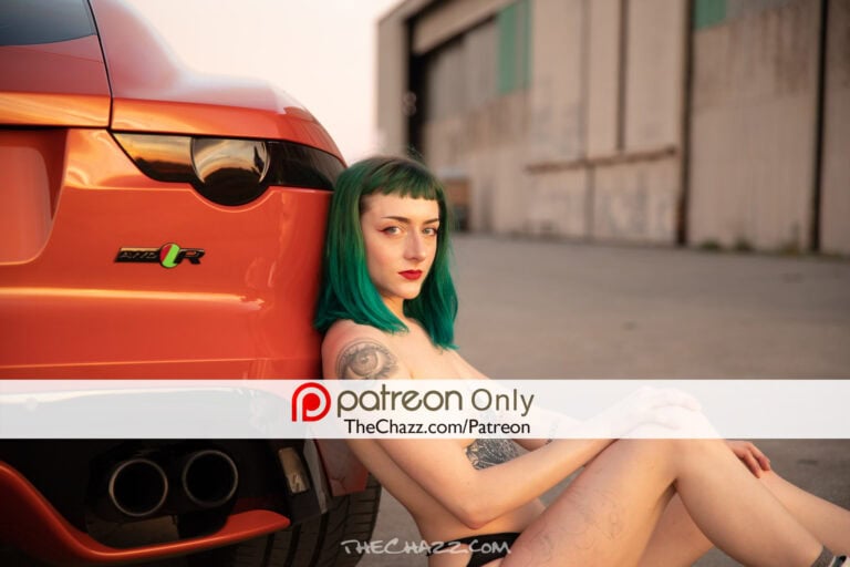 Nikki and the Jaguar F-Type | Exclusive Automotive Model Shoot