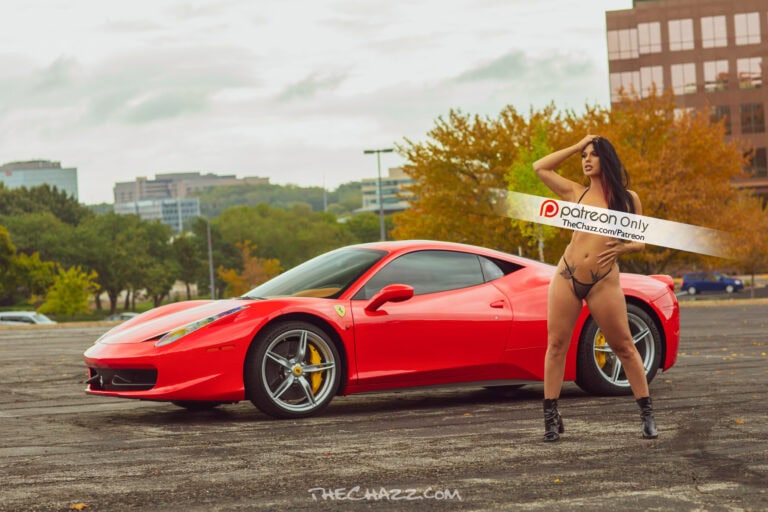 Victoria and the 458 Italia: Premium Ferrari & Model Photography