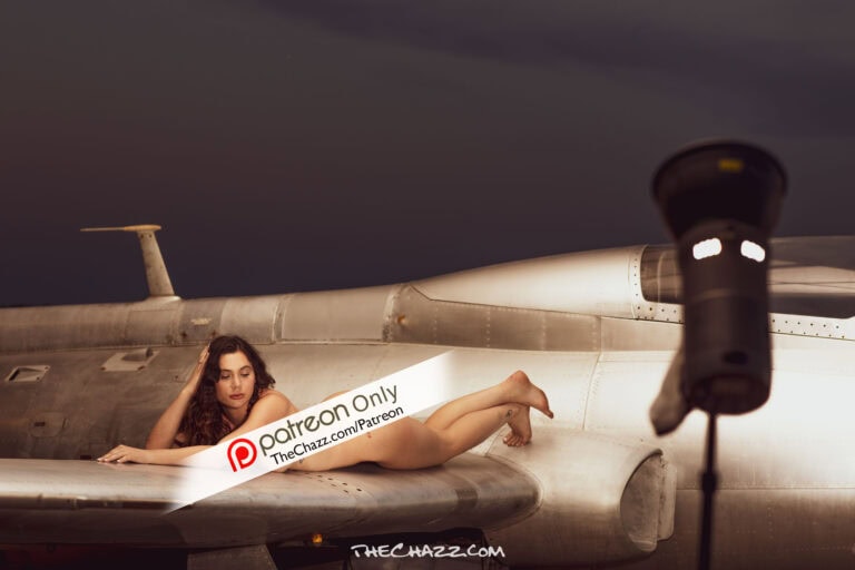 Tay and the L-29: Premium Aviation & Model Photoshoot