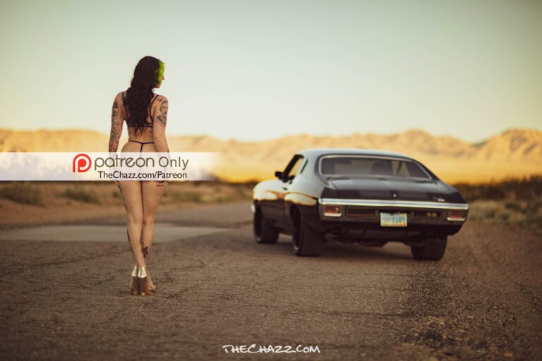Nikki and the Chevelle: Premium Automotive & Model Photography