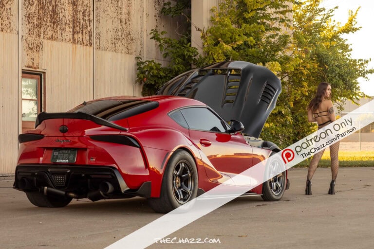 Alisa and the Supra: Premium Automotive & Model Photography
