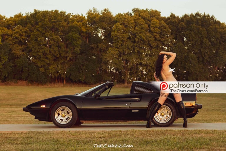 Lindsey L and the Ferrari 308
