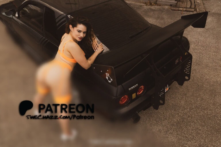 Anastasia Maye and the R32 GTR