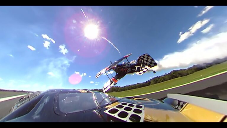 Black Horse Motorwerks GT40R vs Skip Stewart at Jesse James Outlaws Airshow 21 Aug 2016