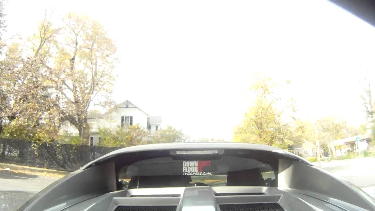 Driving my Lotus Elise under a semi truck