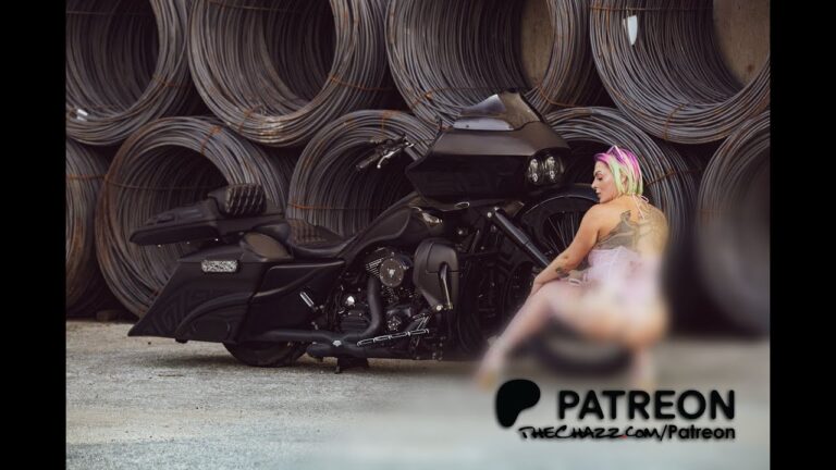 Leslee's Sizzling Harley Ride: Skimpy & Dangerous!