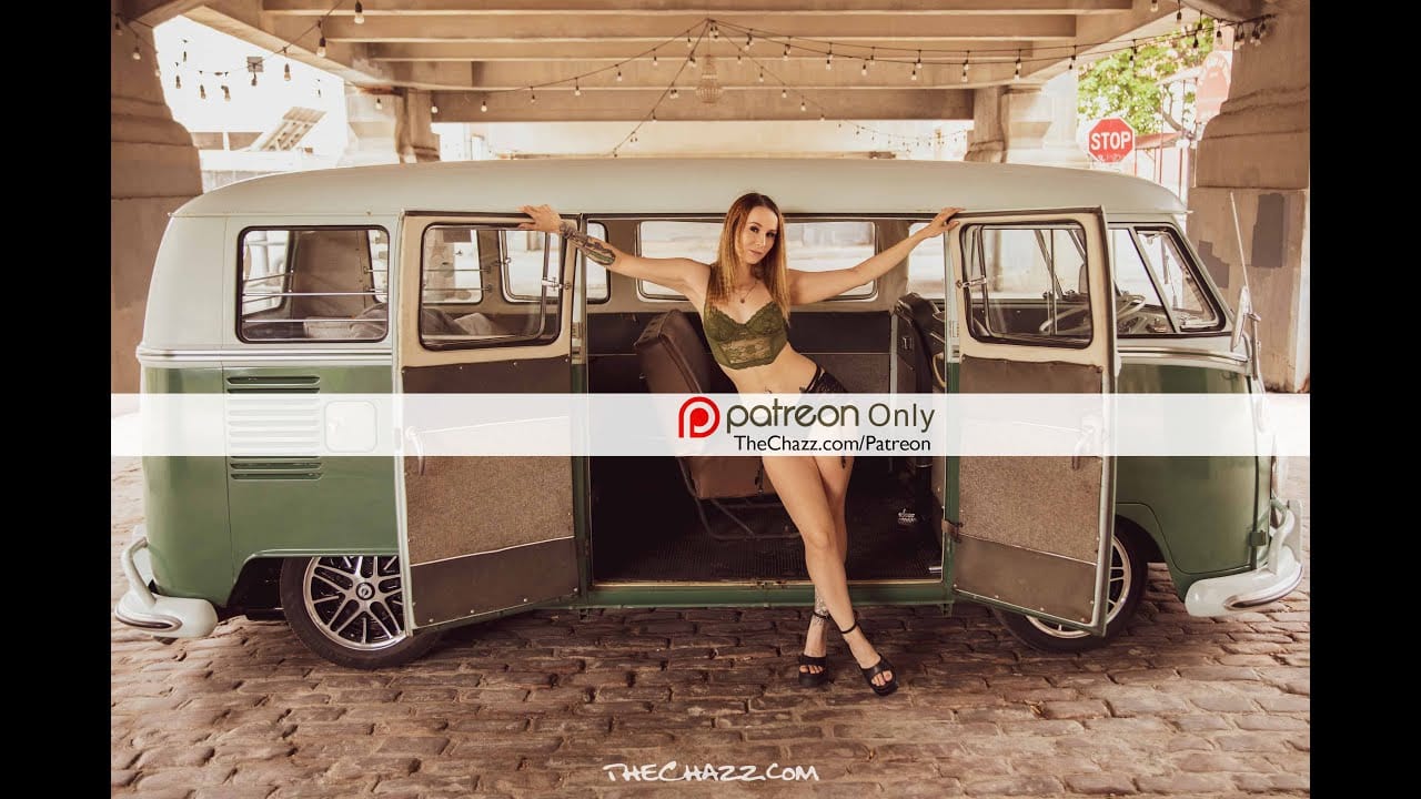 TheChazz.com - Alisa with the VW Bus Preview