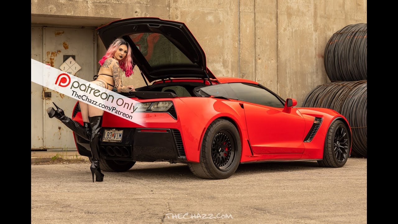 TheChazz.com - BTS With Katie Baize and the C7 Vette