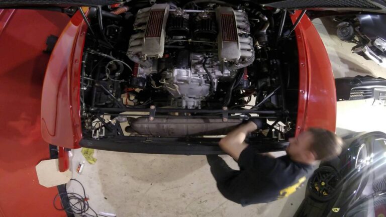 TheChazz.com - Black Horse Motorwerks Testarossa Engine Install