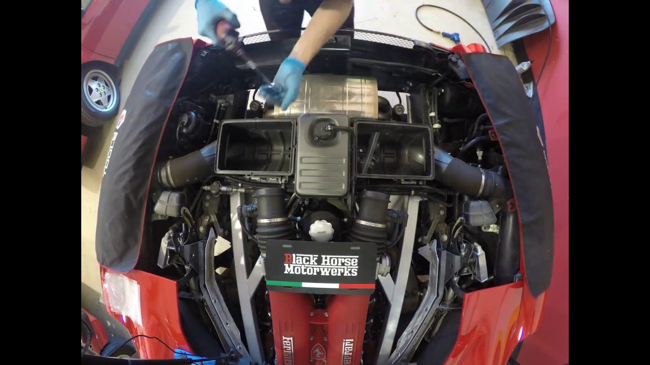 TheChazz.com - Ferrari 430 Spider Gearbox and Clutch Removal Black Horse Motorwerks