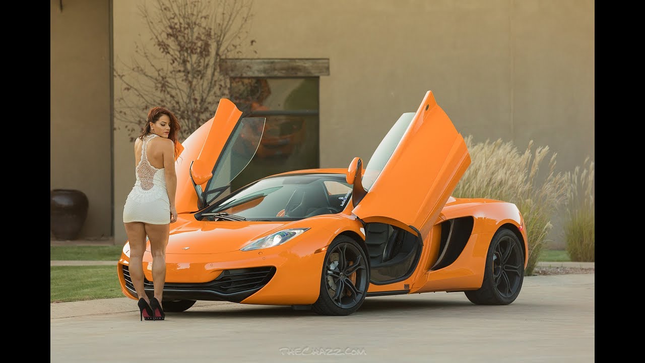 TheChazz.com - Laura with the Nova. Chevelle, and MP4-12C