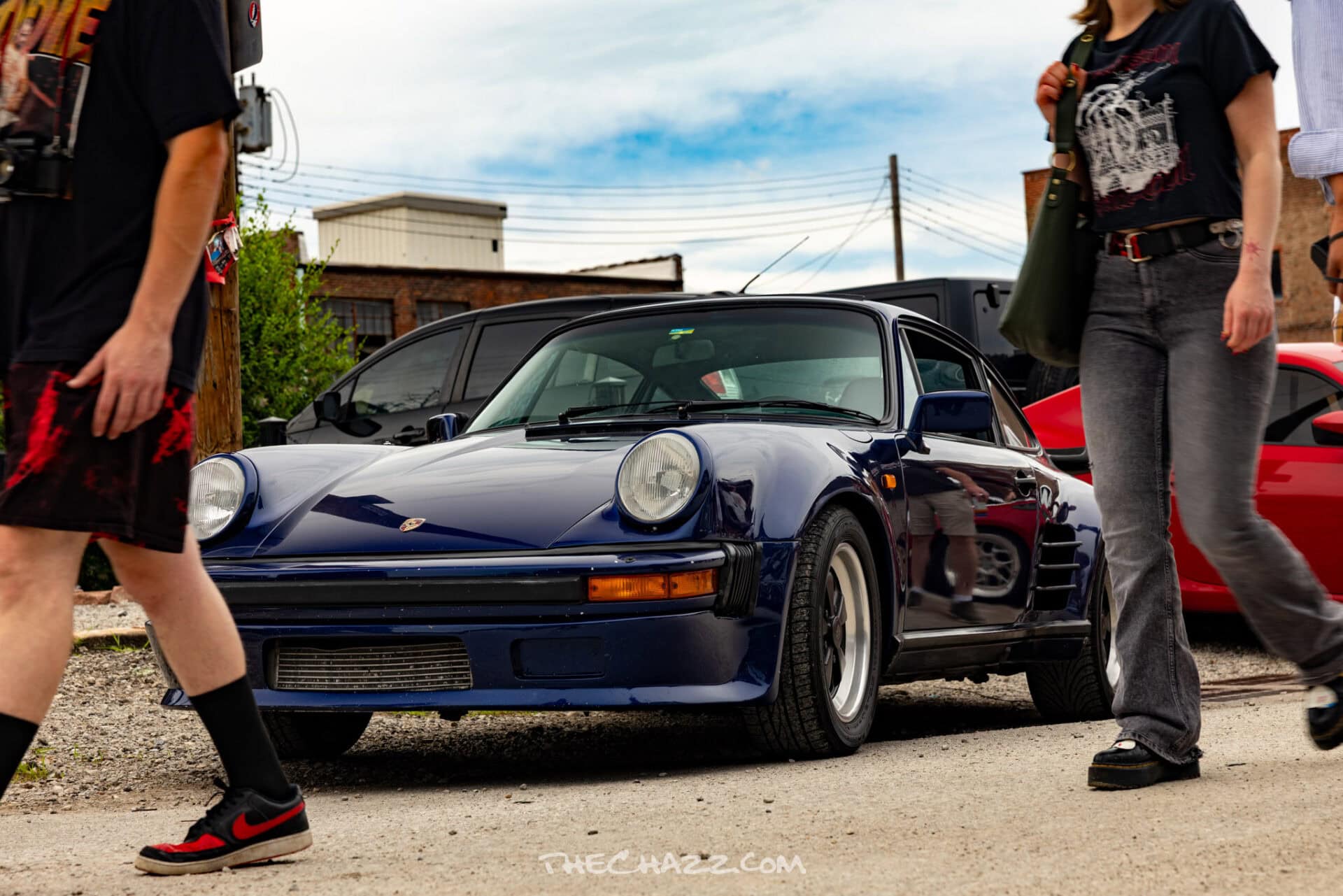 A Sound Garage at the Sound Garage car meet in the Kansas City Westbottoms.