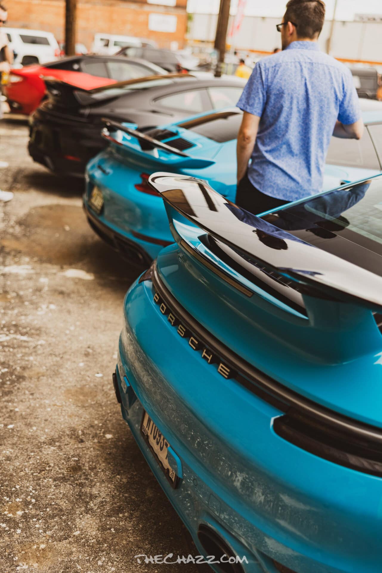 A Sound Garage at the Sound Garage car meet in the Kansas City Westbottoms.