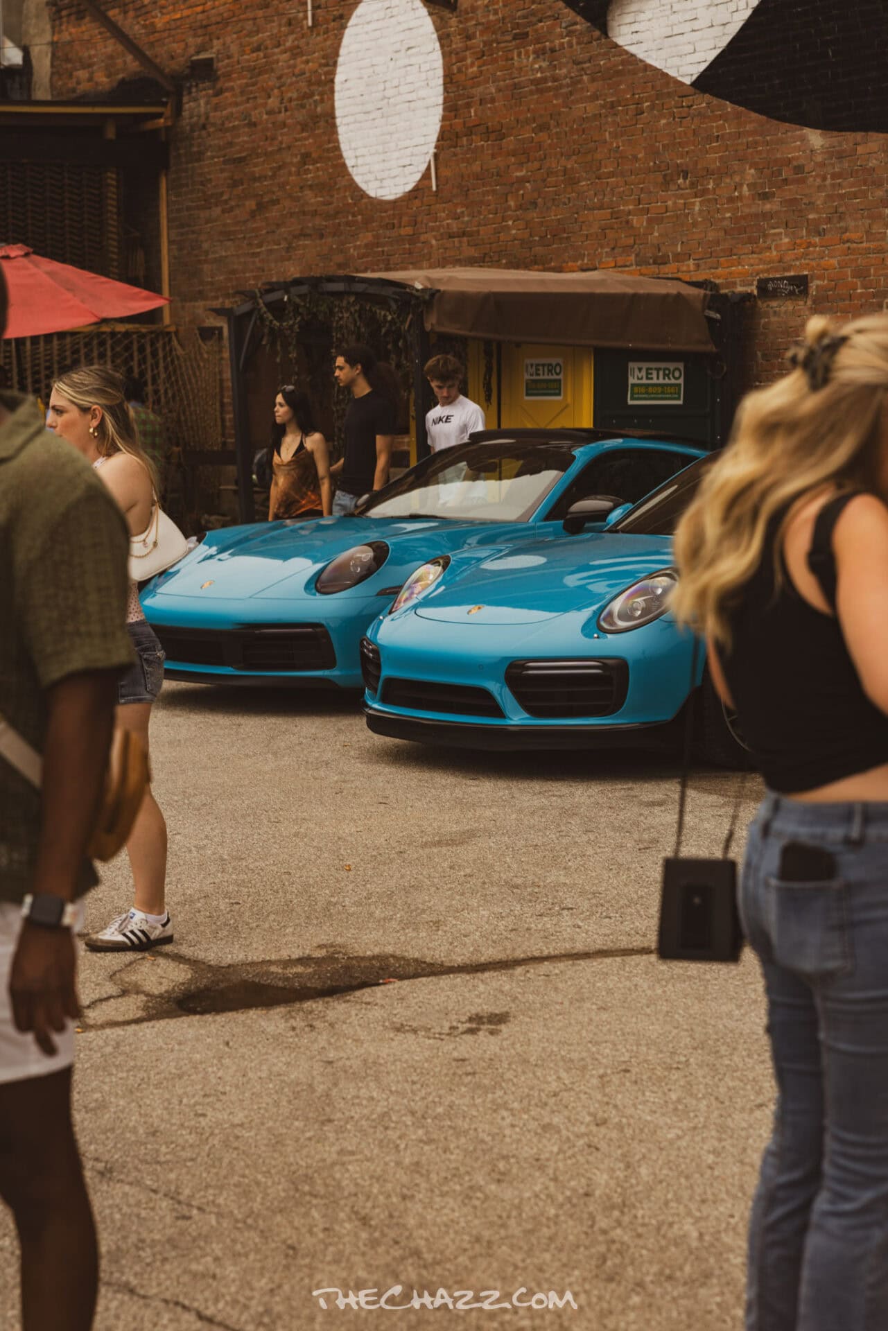 A Sound Garage at the Sound Garage car meet in the Kansas City Westbottoms.
